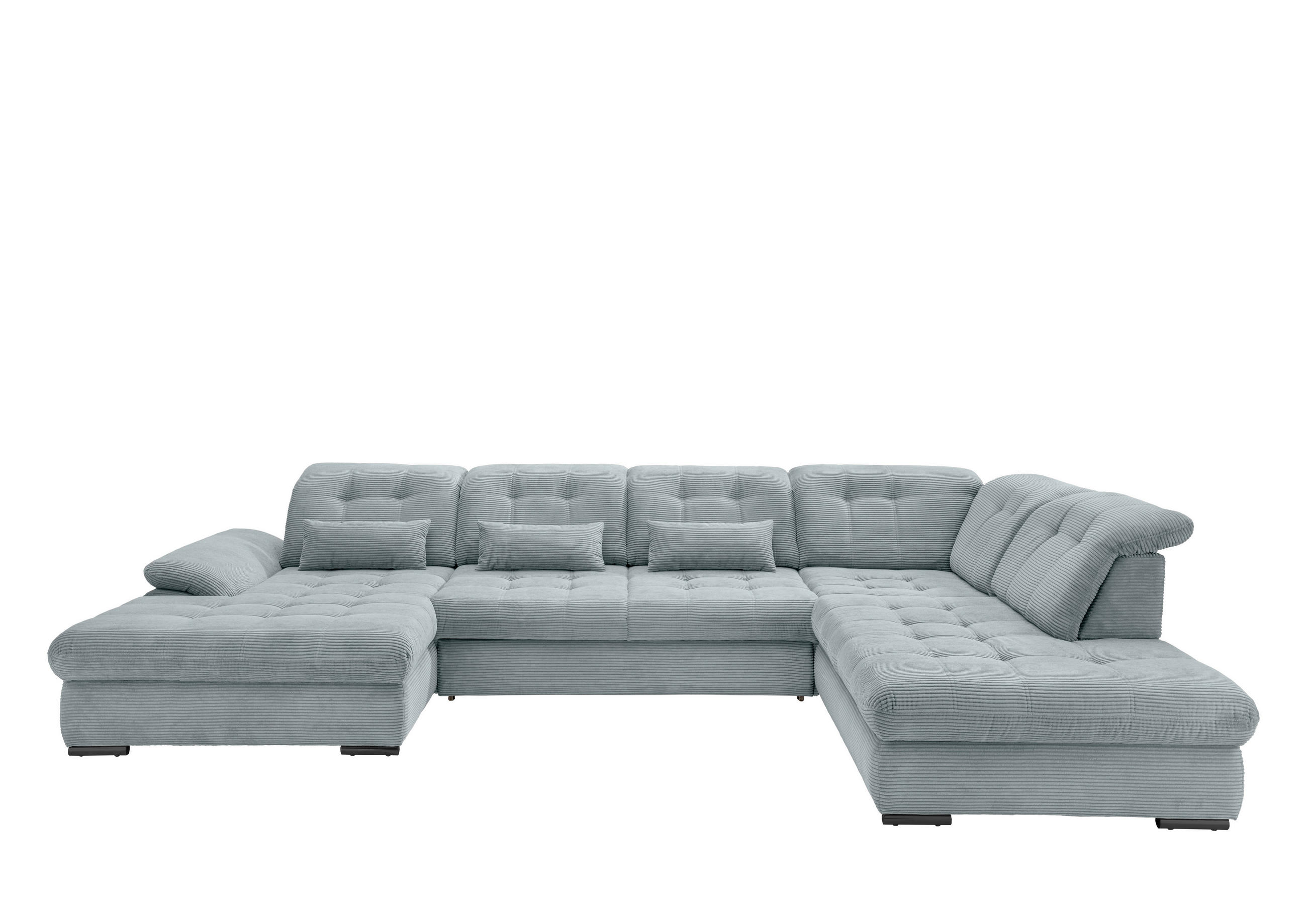 Livetastic Wohnlandschaft Hellblau 387x252 cm