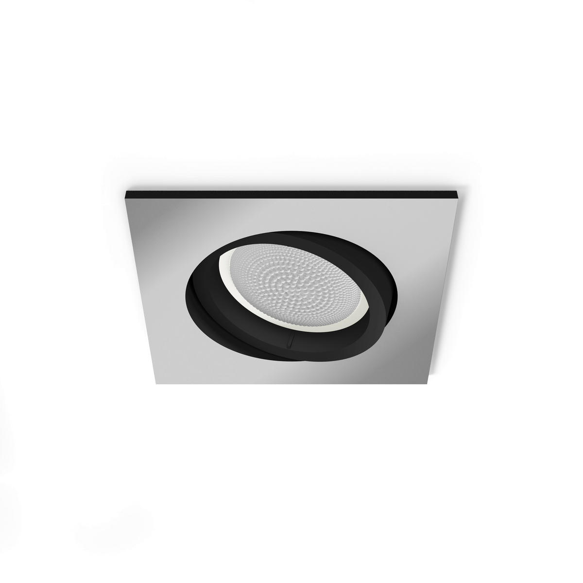 LED-SPOTKOPF 9/9/10 cm   - Alufarben, Basics, Kunststoff (9/9/10cm) - Philips HUE