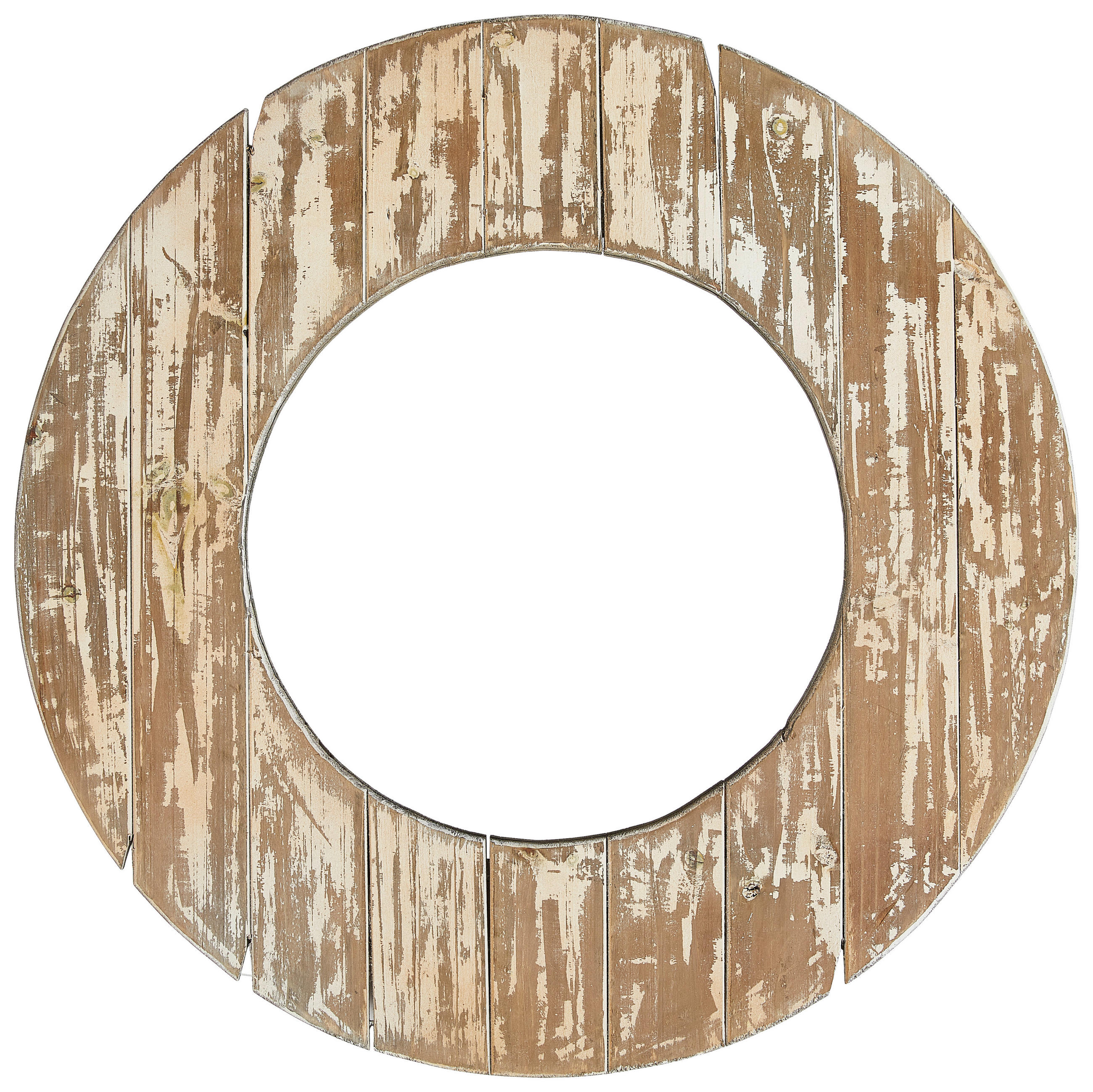 WANDSPIEGEL 80/80/3 cm  - Naturfarben, Basics, Glas/Holz (80/80/3cm) - Landscape