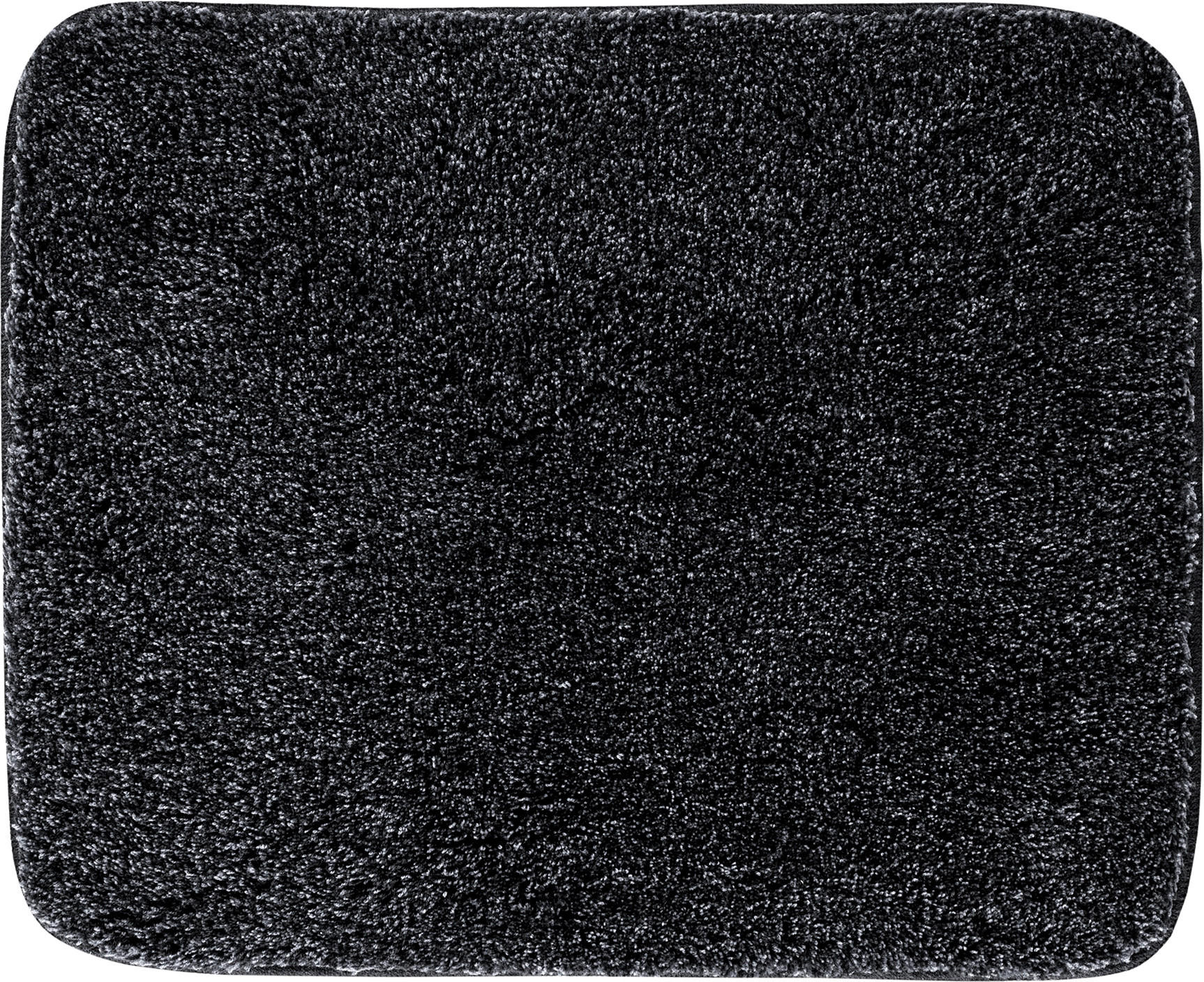 BADTEPPICH Melange Anthrazit 50/60 cm  - Anthrazit, Basics, Kunststoff/Textil (50/60cm) - Grund