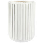 VASE 21 cm  - Weiß, Trend, Keramik (14/21cm) - Novel