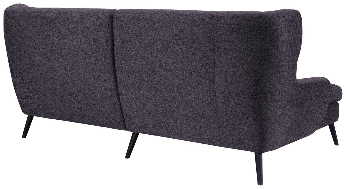 ECKSOFA in Flachgewebe Blau, Violett  - Blau/Violett, Design, Holz/Textil (165/237cm) - Stylife