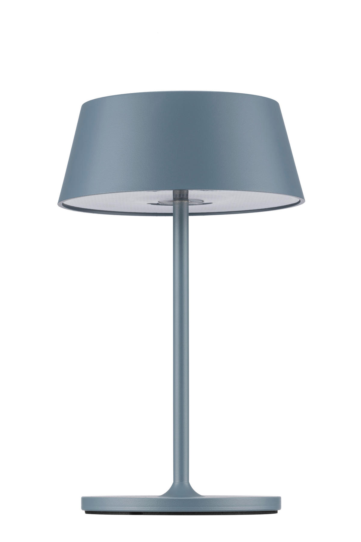 AKKU-TISCHLEUCHTE Naos 15/25 cm  - Blaugrau, Design, Kunststoff/Metall (15/25cm) - Dieter Knoll