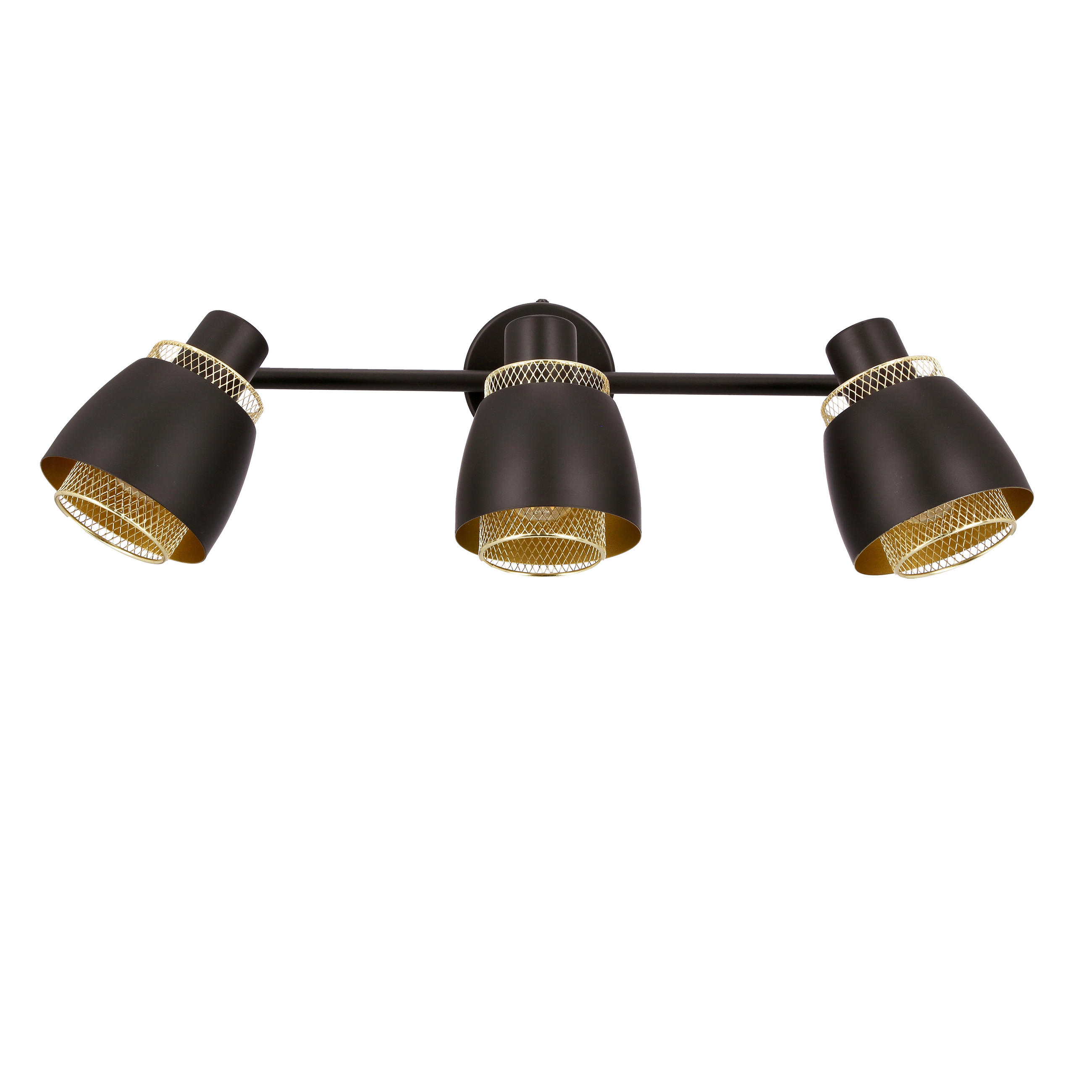 SPOTLIGHT Aleksandria 57.5/10/18,5 cm   - svart/guldfärgad, Design, metall (57.5/10/18,5cm)