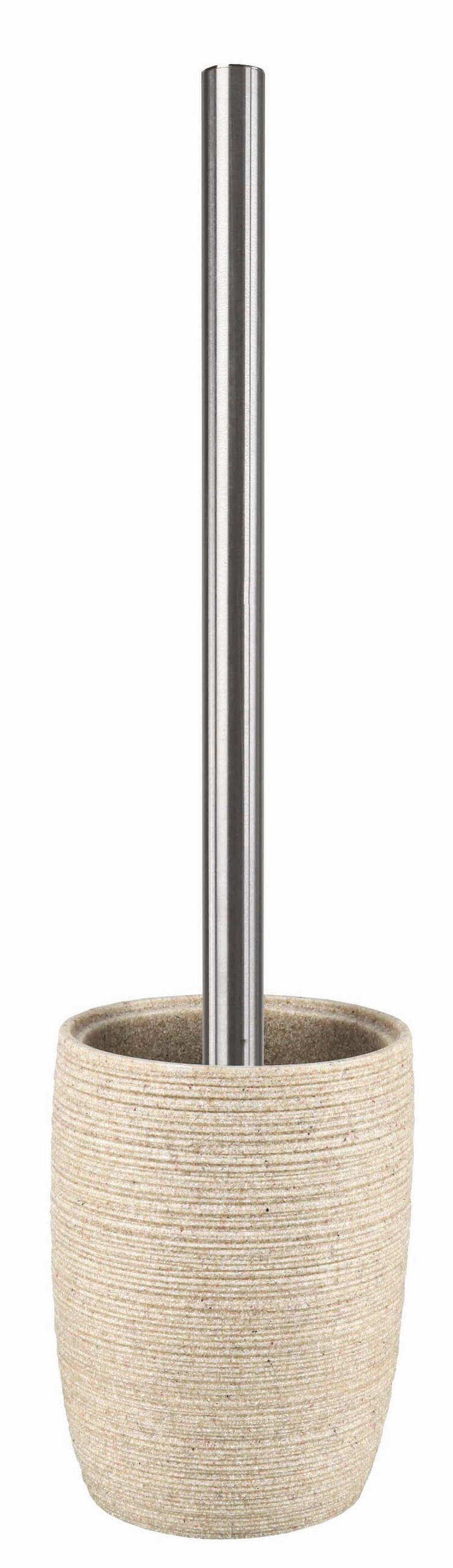 WC-BÜRSTENGARNITUR    - Sandfarben, Natur, Kunststoff (9,5/36,5/1cm) - Kleine Wolke