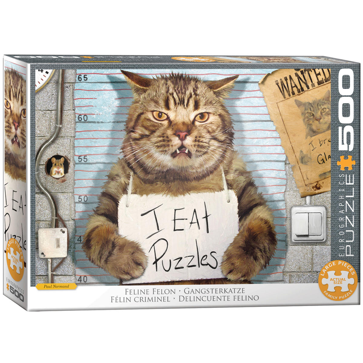 PUZZLE - Multicolor, LIFESTYLE, Karton (68/48/0.2cm)