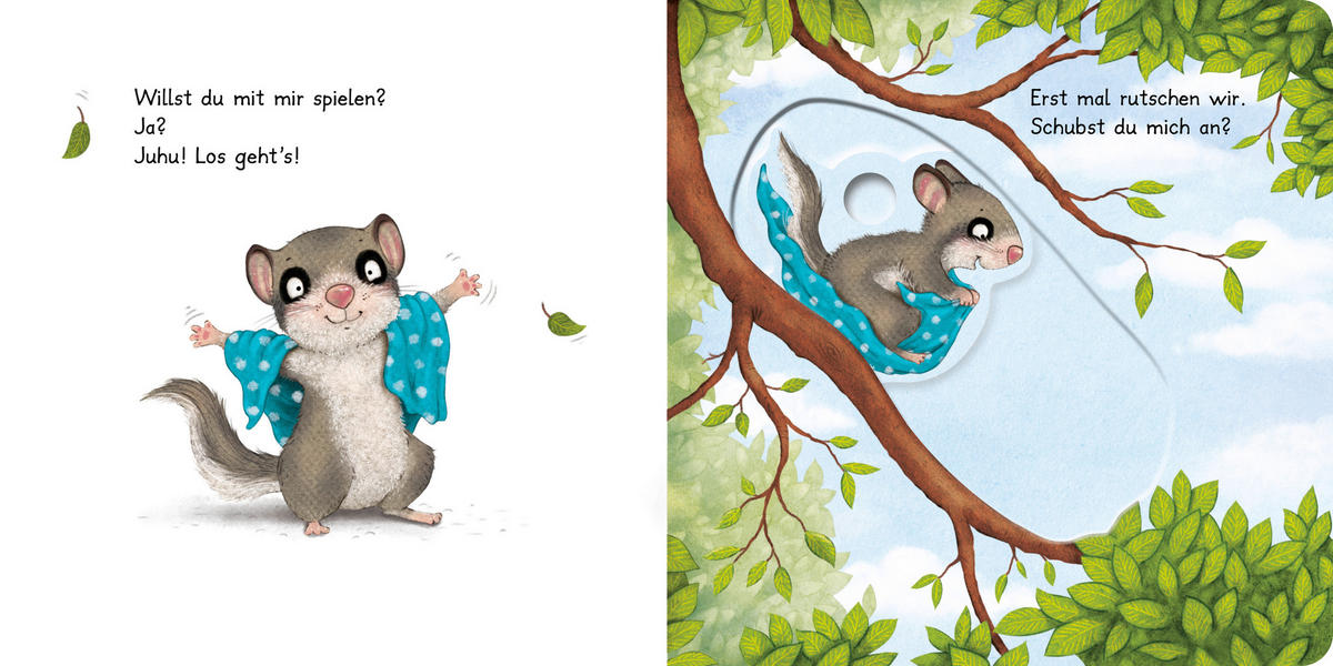 KINDERBUCH Der kleine Siebenschläfer Spiel mit mir!  - Multicolor, Basics, Papier (17,00/17,00/2cm)