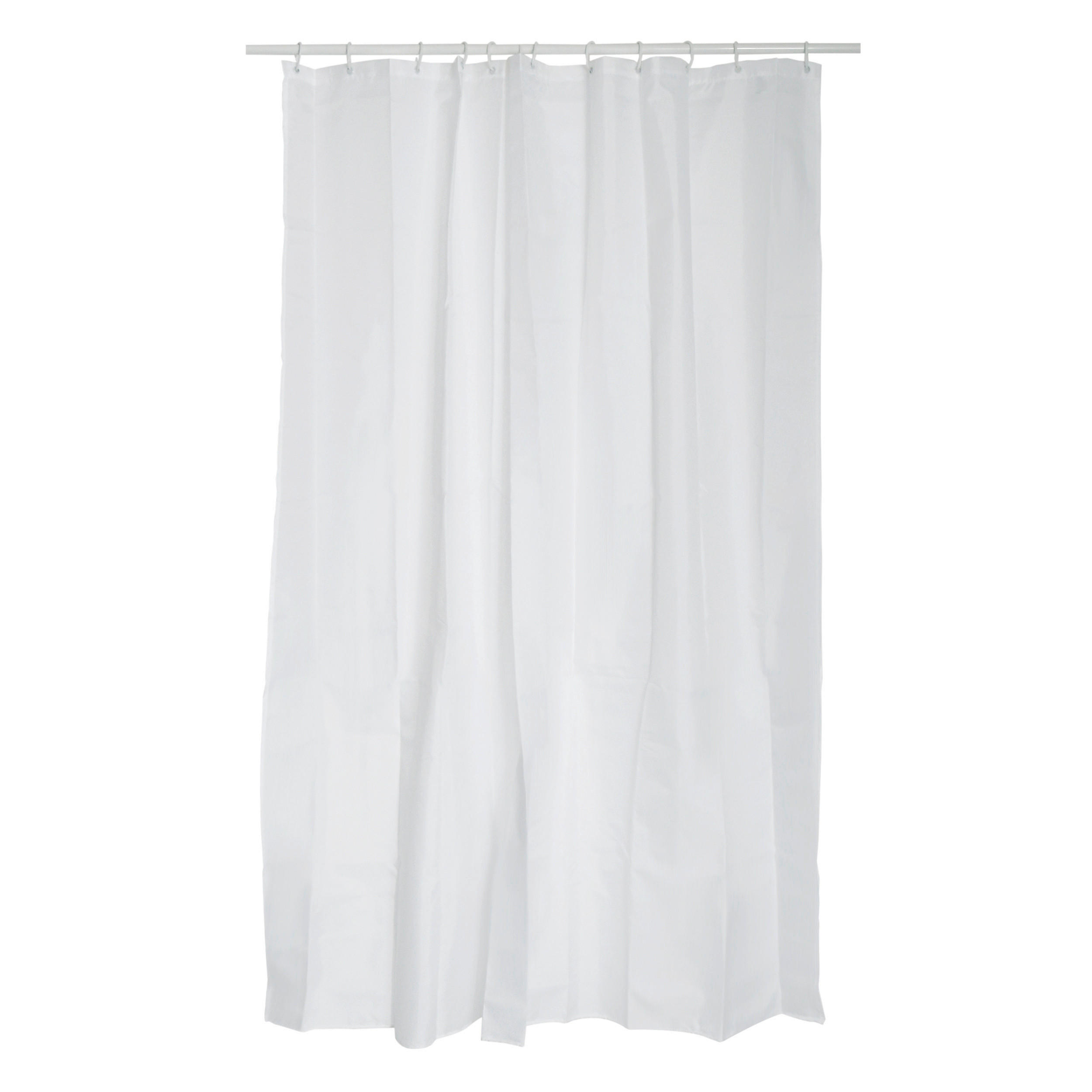 DUSCHVORHANG 18/200 cm  - Weiß, Basics, Textil (180/200cm) - MSV