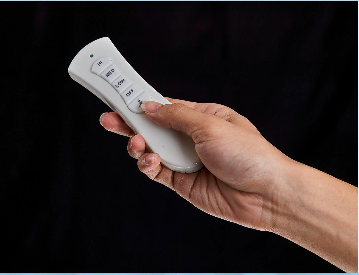 Thumbnail - P & B Deckenventilator, Metall, 41 cm, Fernbedienung, Sommerbetrieb, Winterbetrieb, Wandschalter, Freizeit, Heizen & Küh...