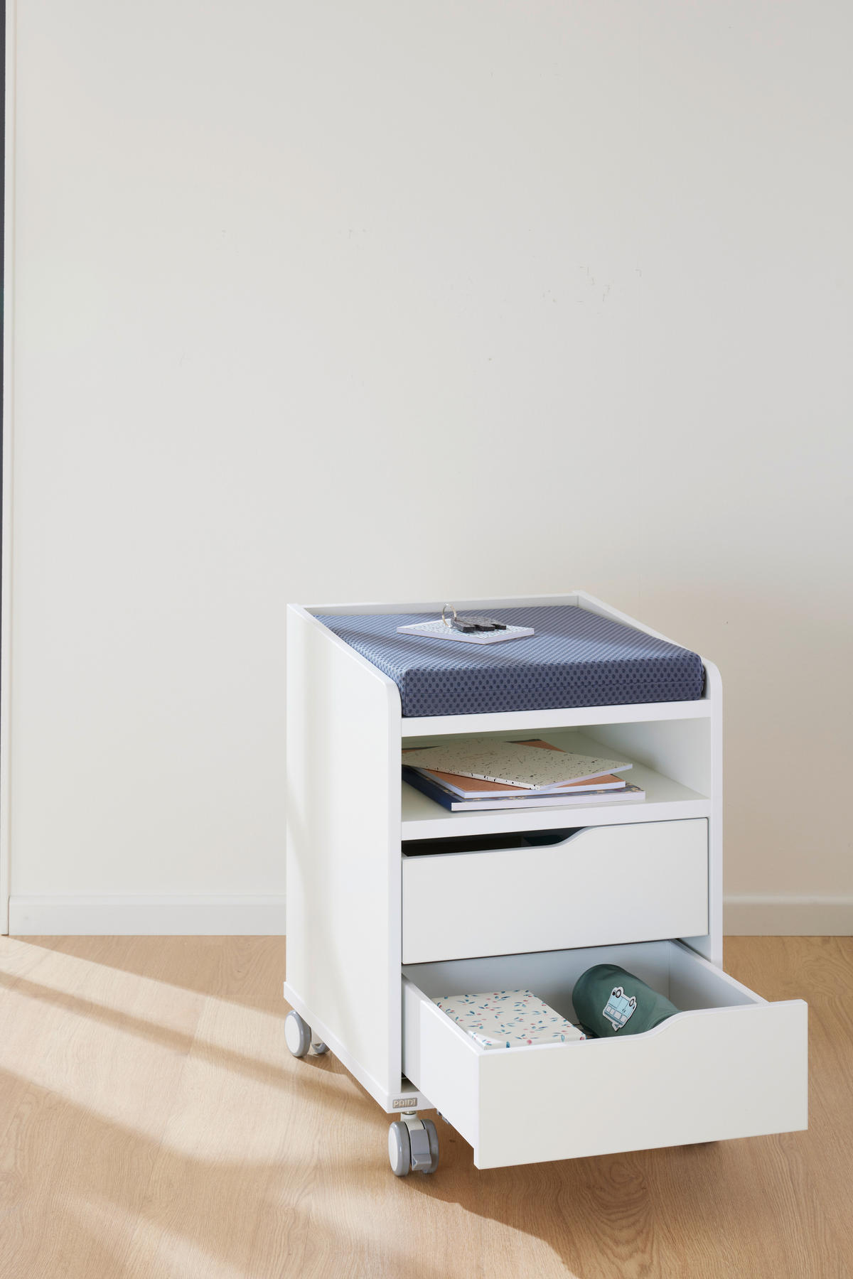 ROLLCONTAINER Weiß  - Weiß, Basics, Holzwerkstoff/Kunststoff (43,3/47,6/60,5cm) - Paidi