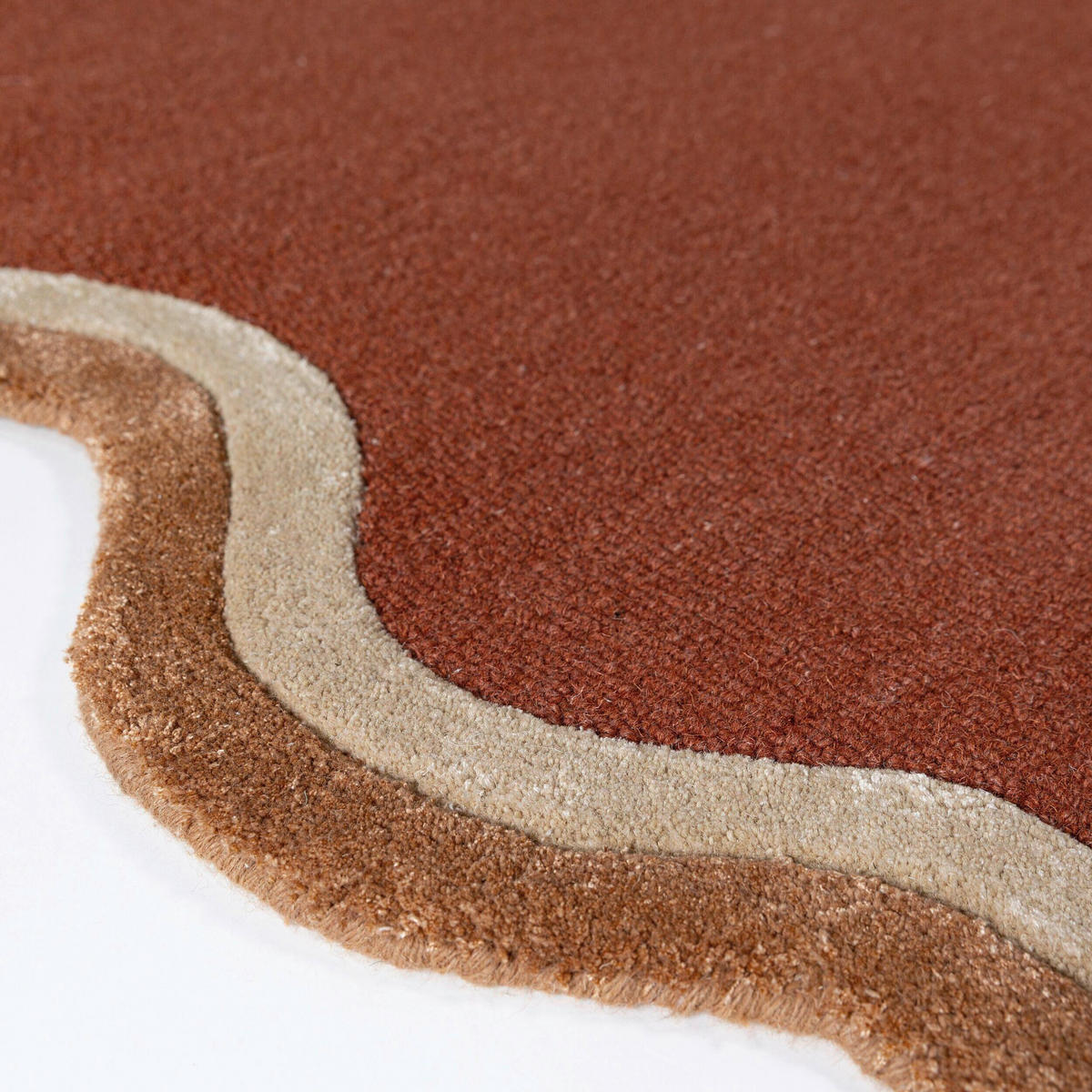 WOLLTEPPICH 120/170 cm Rivo Wool Terracotta rechteckig  - Terracotta, Basics, Textil (120/170cm) - Flair Rugs