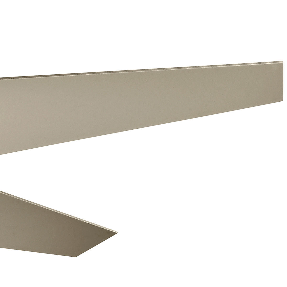 STROPNI VENTILATOR  Elstead Lehr //// - barve šampanjca/srebrne barve, Basics, umetna masa (137/51cm)