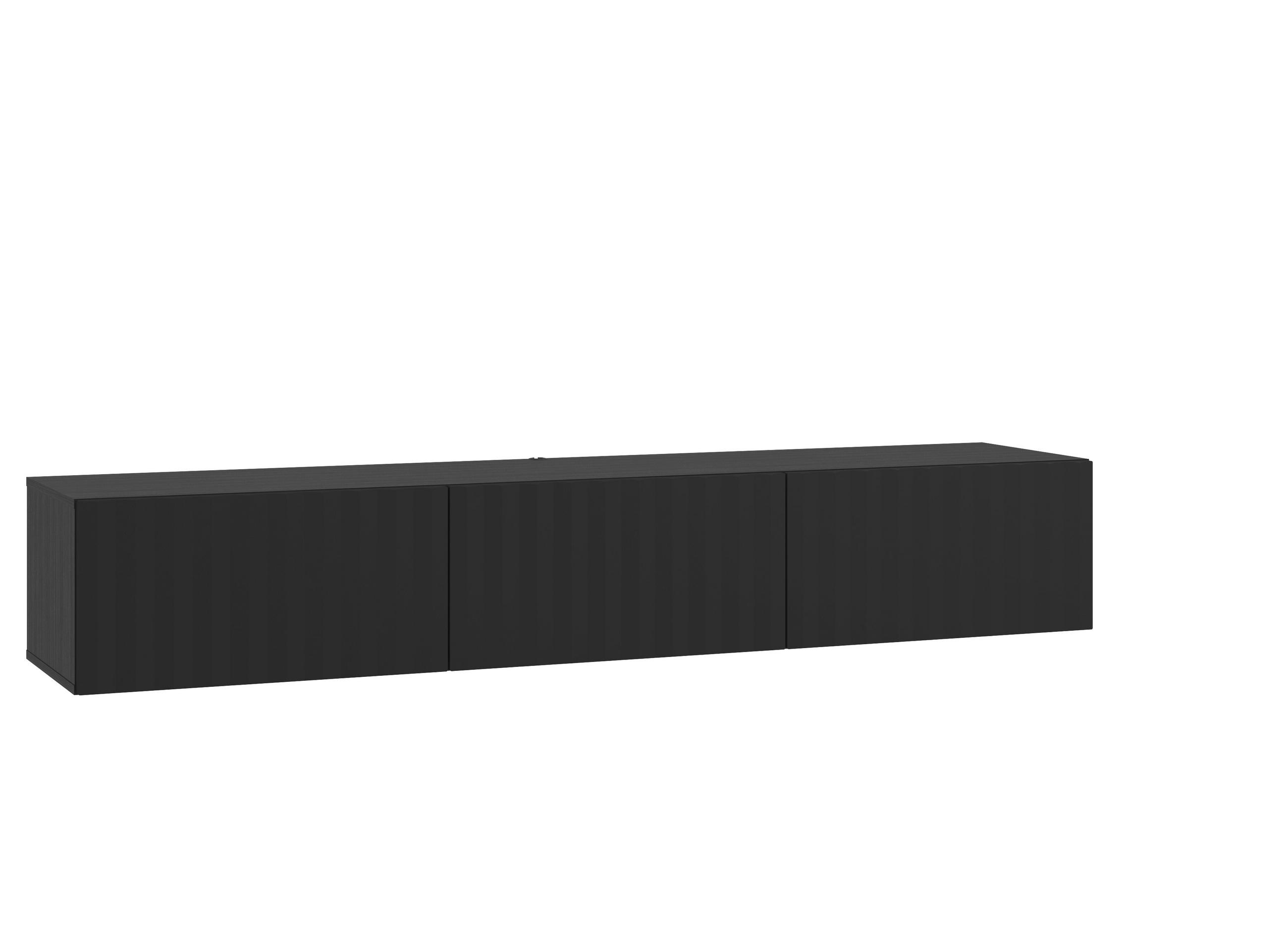 Xora STOJAN NA TV, čierna, 192/32/42 cm