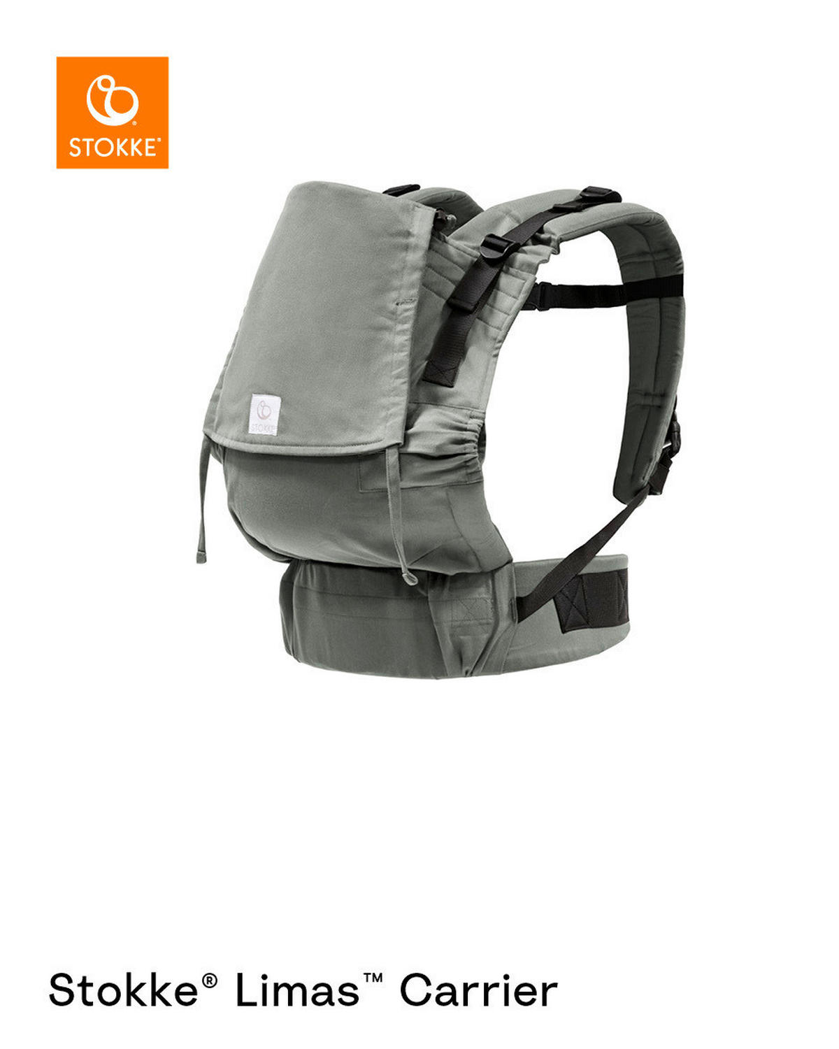 BABYTRAGE Limas Carrier Flex  - Jadegrün, Basics, Textil - Stokke