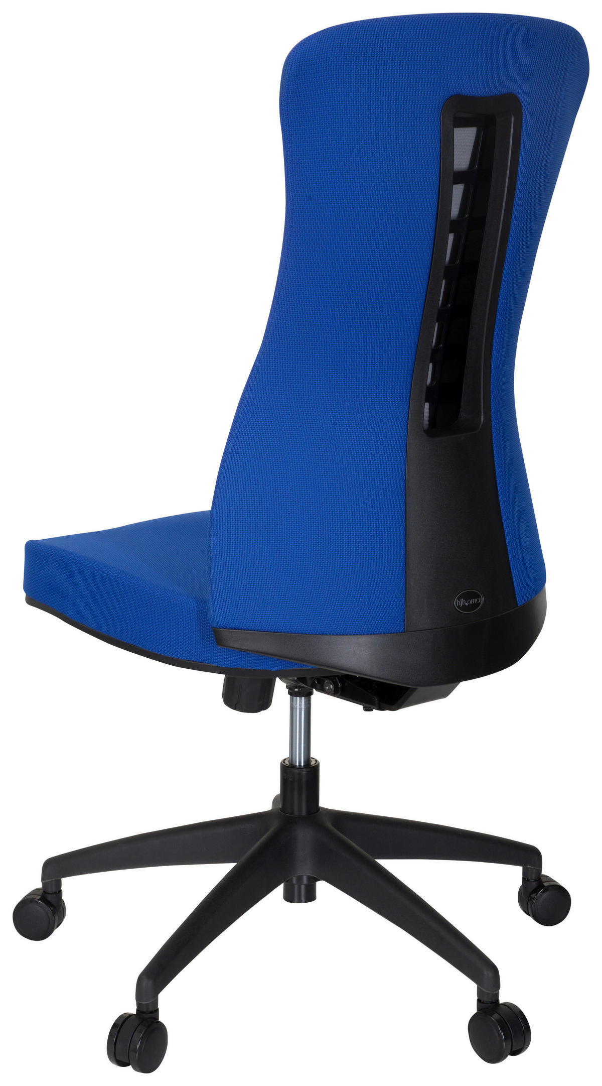 OTOČNÁ ŽIDLE, plochá tkanina, modrá, černá - modrá/černá, Moderní, textil/plast (54/116/65cm) - MID.YOU