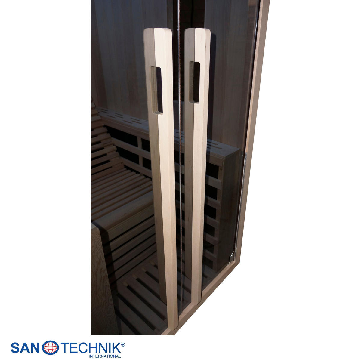 INFRAROTKABINE CARBON 1 für 1 Personen CARBON 1  - Naturfarben, Basics, Holz (100/195/130cm) - Sanotechnik