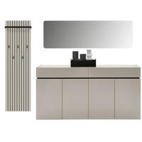 GARDEROBE 3-teilig  in 236/200/40 cm  - Kaschmir, Design, Holzwerkstoff (236/200/40cm) - Voleo
