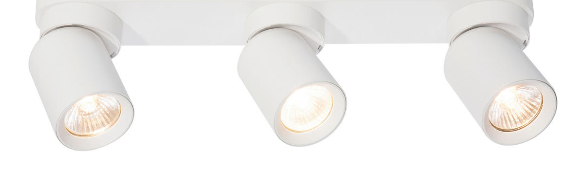 DECKENSTRAHLER Pointa 39/9,5/9,5 cm  - Weiß, Design, Metall (39/9,5/9,5cm)