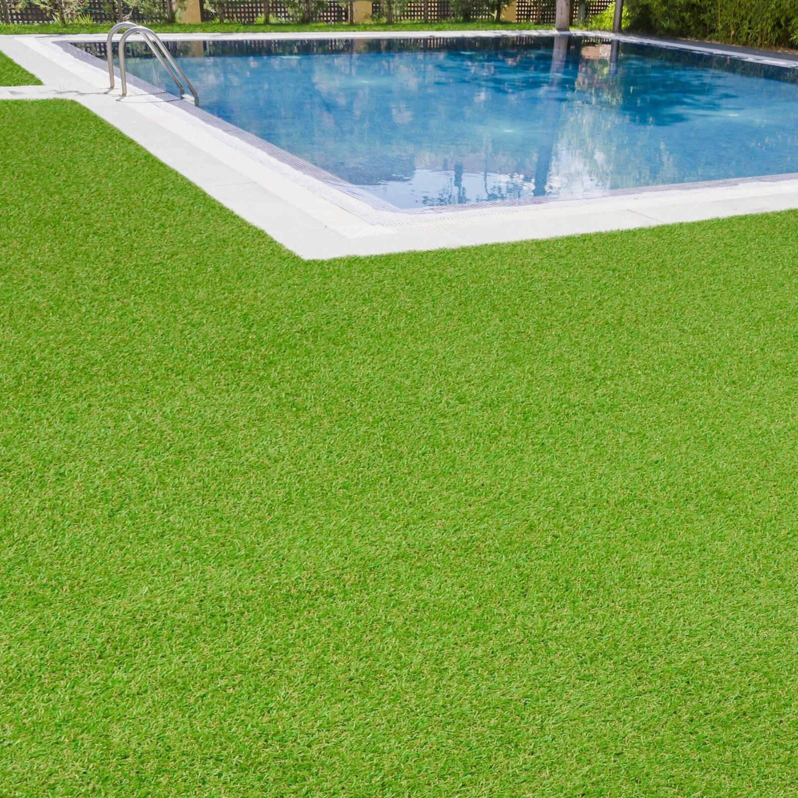 RASENTEPPICH - Grün, Basics, Kunststoff (100/200cm) - Floordirekt