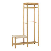 KLEIDERSTANGE 95/165/36 cm  - Naturfarben, Design, Holz (95/165/36cm) - MID.YOU