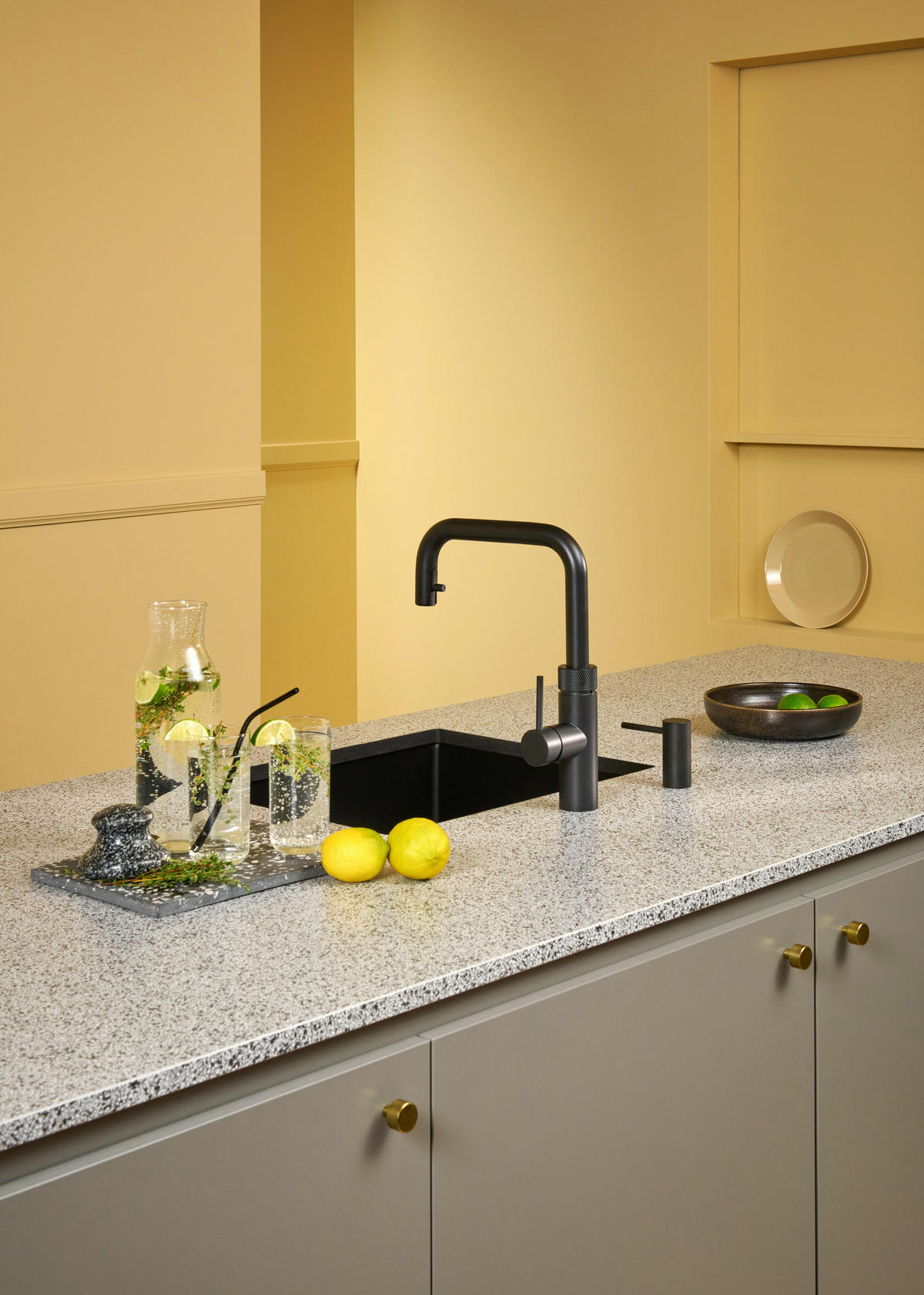 SEIFENSPENDER Nordic  - Schwarz, Basics, Metall (3,5/8/10cm) - Quooker