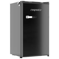 KÜHLSCHRANK 47,4/83,1/44,7 cm KG83S-52  - Schwarz, Basics, Glas/Kunststoff (47,4/83,1/44,7cm) - Respekta