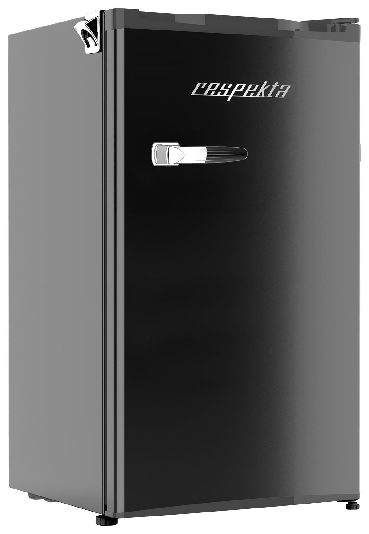 KÜHLSCHRANK 47,4/83,1/44,7 cm KG83S-52  - Schwarz, Basics, Glas/Kunststoff (47,4/83,1/44,7cm) - Respekta