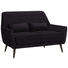 ZWEISITZER-SOFA in Textil Dunkelgrau - Dunkelgrau/Schwarz, Trend, Holz/Textil (135/86/80cm) - Carryhome ZWEISITZER-SOFA in Textil Dunkelgrau - Dunkelgrau/Schwarz, Trend, Holz/Textil (135/86/80cm) - Carryhome