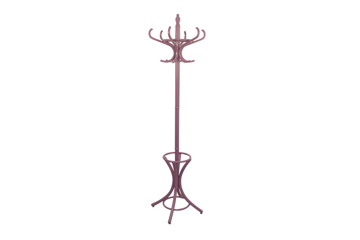 GARDEROBENSTÄNDER in Lila   - Lila, Design, Holz (53/53/184cm) - MID.YOU