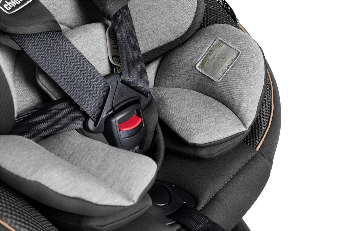 KINDERAUTOSITZ 105 I-Size  - Hellgrau/Schwarz, Basics, Textil (47/114/60cm) - Chicco