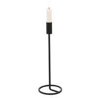 HENGERGYERTYATARTÓ - fekete, Basics, fém (11/32cm)