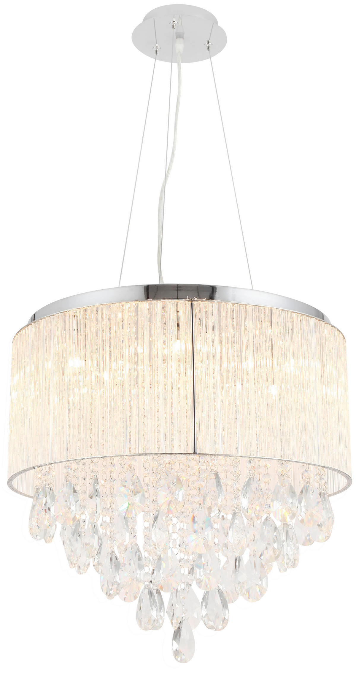 HÄNGELEUCHTE 49/150 cm    - Klar, Konventionell, Glas/Metall (49/150cm) - Glandor