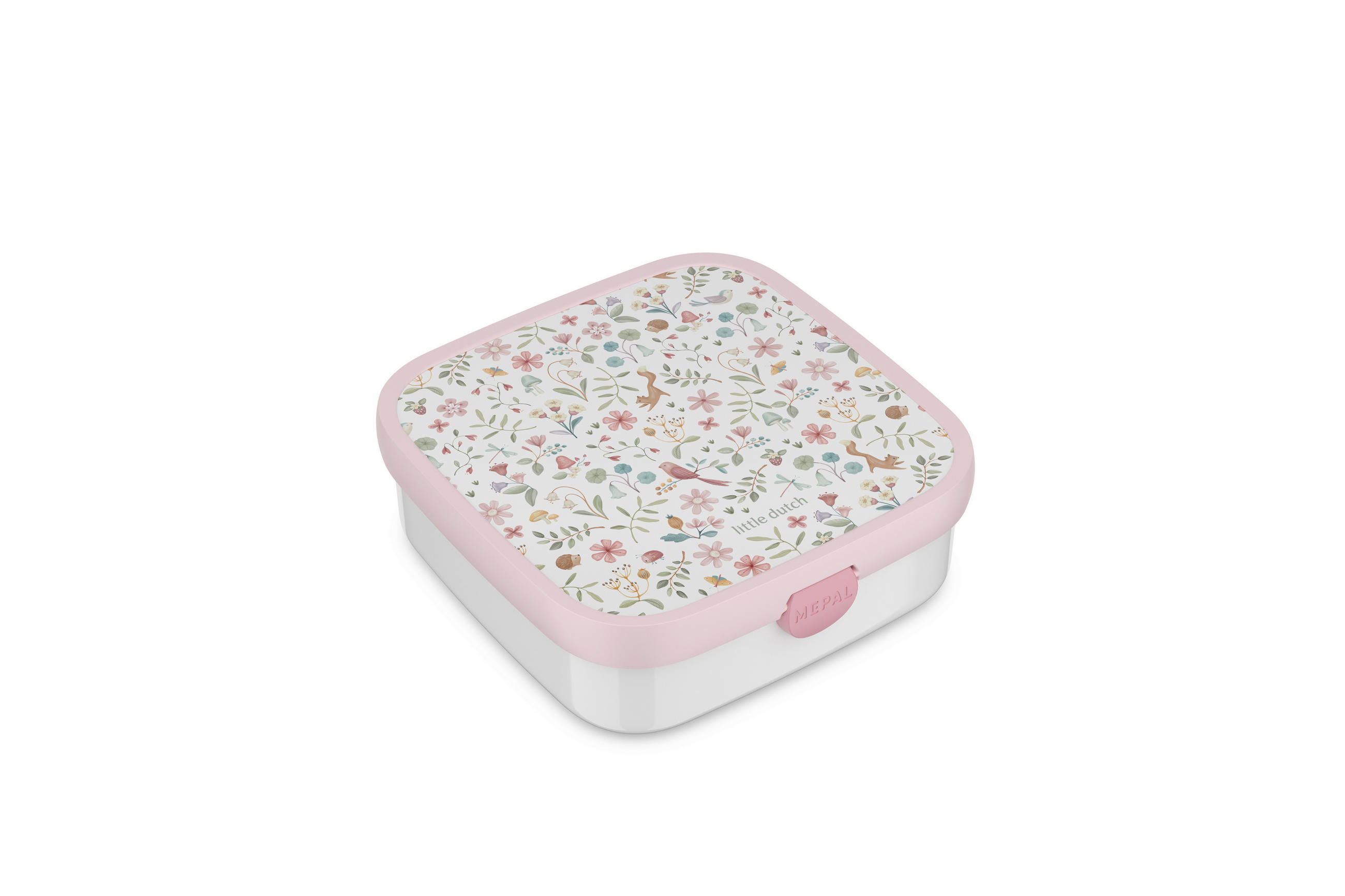 BROTZEITBOX - Hellrosa/Multicolor, KONVENTIONELL (18,4/18,2/6,5cm) - Mepal