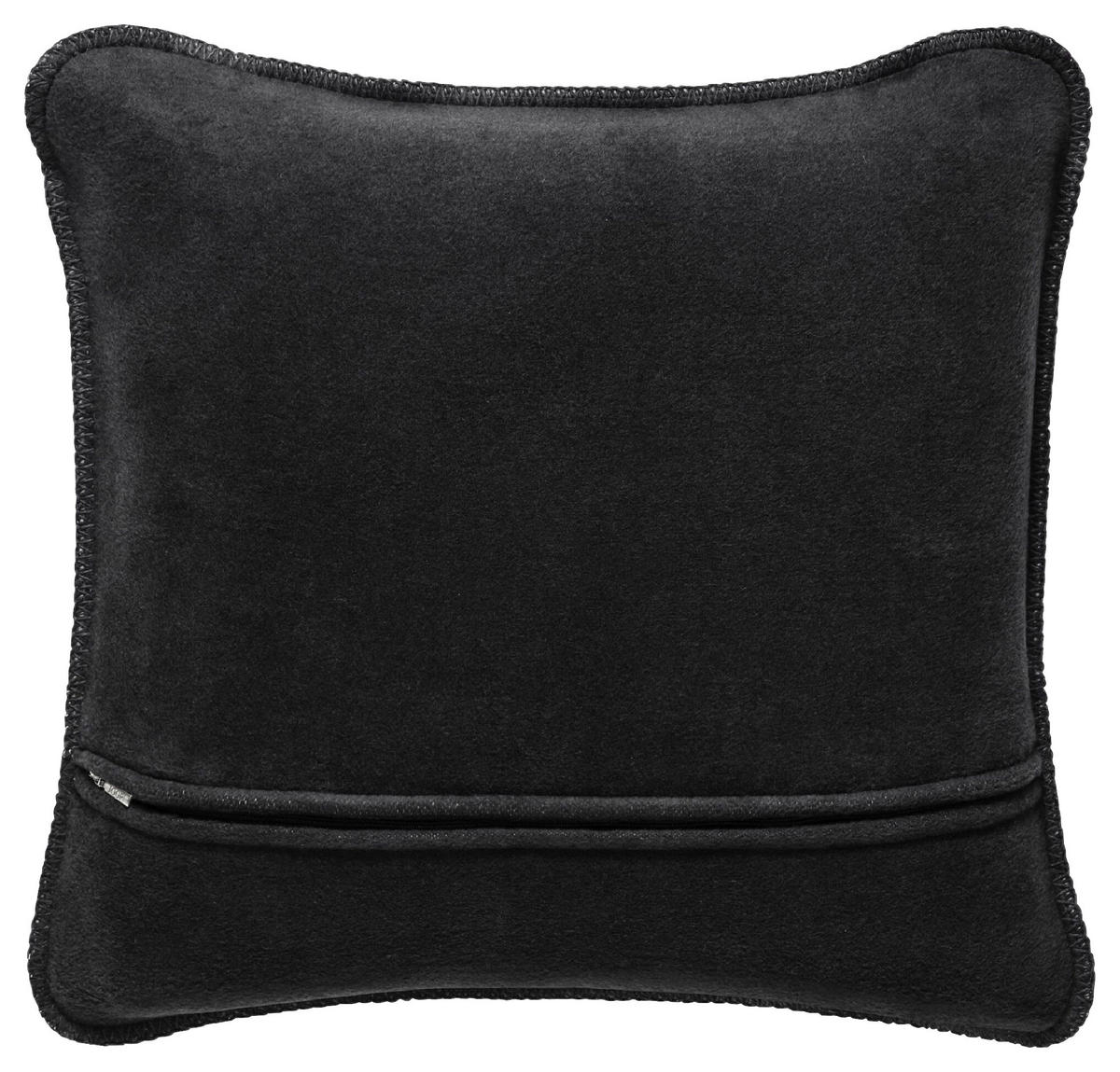 KISSENHÜLLE UNI DOUBLEFACE 50/50 cm  - Anthrazit/Grau, Design, Textil (50/50cm) - Joop!