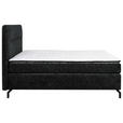 BOXSPRINGBETT 140/200 cm  in Schwarz  - Schwarz, Design, Textil/Metall (140/200cm) - Esposa