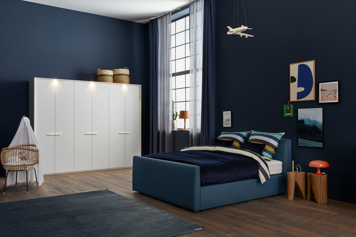 HANDWEBTEPPICH 140/200 cm Aura Blau  - Blau, KONVENTIONELL, Textil (140/200cm) - Schöner Wohnen