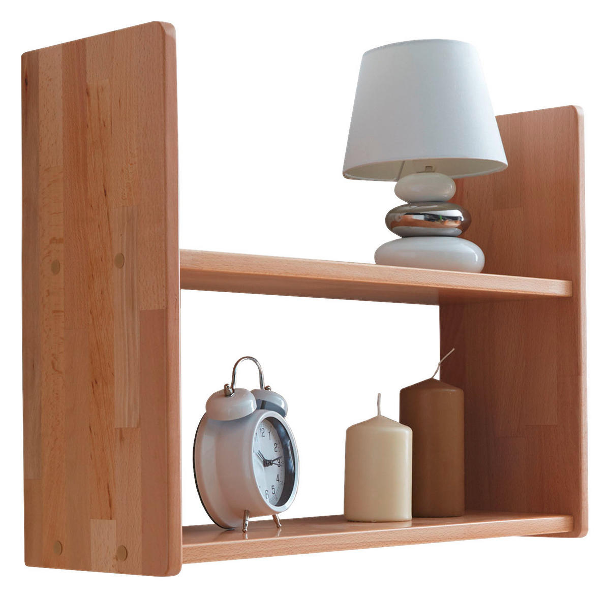 WANDREGAL Buche massiv Buchefarben  - Buchefarben, Basics, Holz (60/45/20cm) - MID.YOU