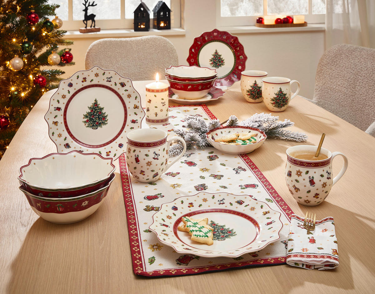 FRÜHSTÜCKSSET Multicolor, Rot, Weiß Toy´s Delight  - Rot/Multicolor, Design, Keramik (36/25/14cm) - Villeroy & Boch
