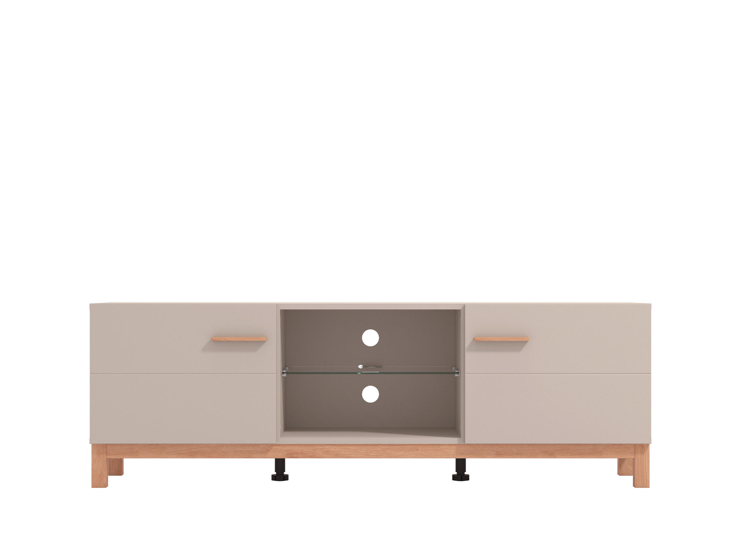 Hom`in TV DIEL, kašmírová, dub artisan, 154/41,5/50,5 cm