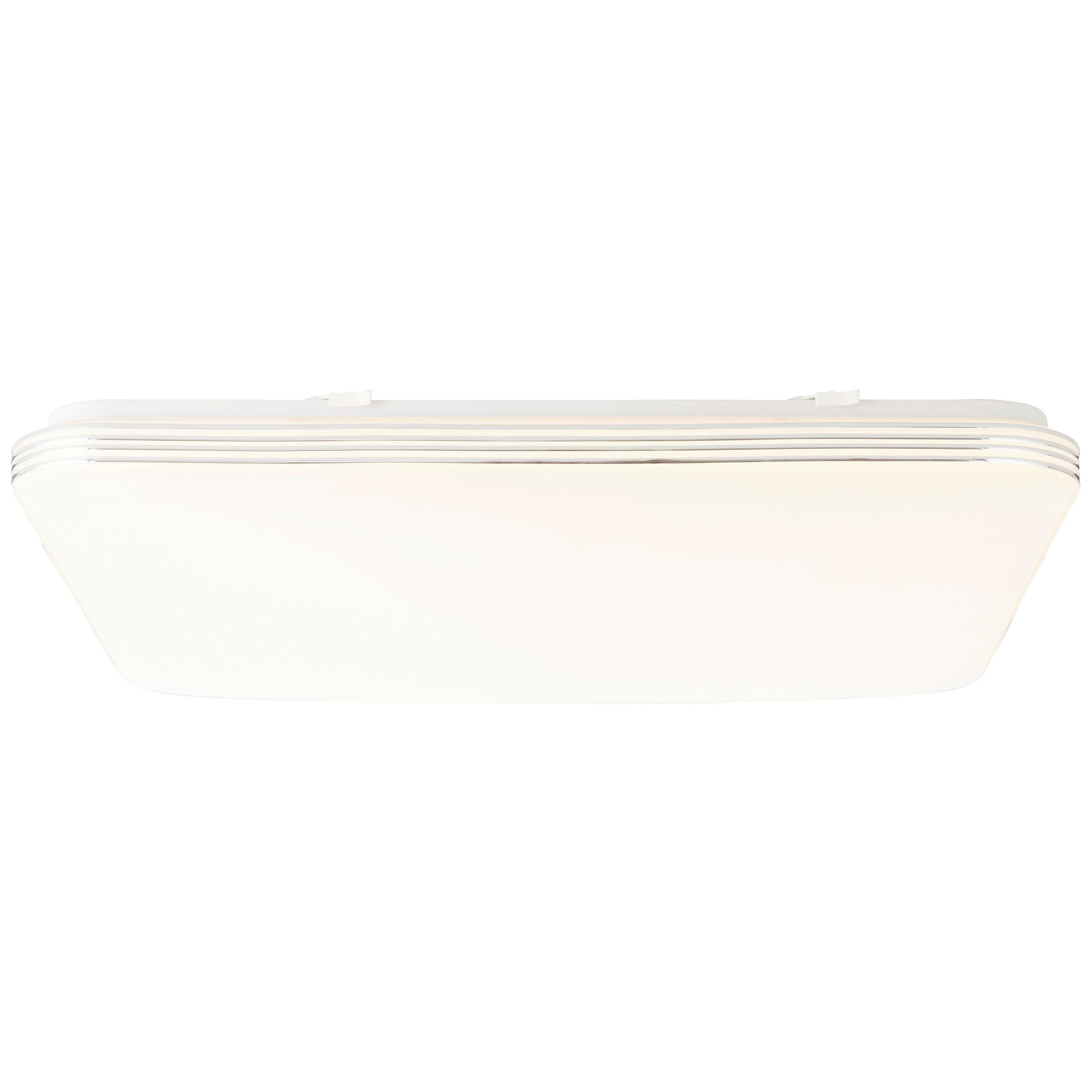 LED-DECKENLEUCHTE     - Chromfarben/Weiss, Konventionell, Kunststoff/Metall (6/54/54cm) - Brilliant