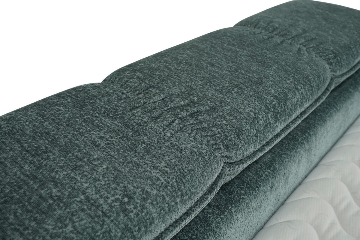 BOXBETT 140/200 cm  in Salbeigrün  - Salbeigrün/Schwarz, KONVENTIONELL, Holz/Holzwerkstoff (140/200cm) - Xora