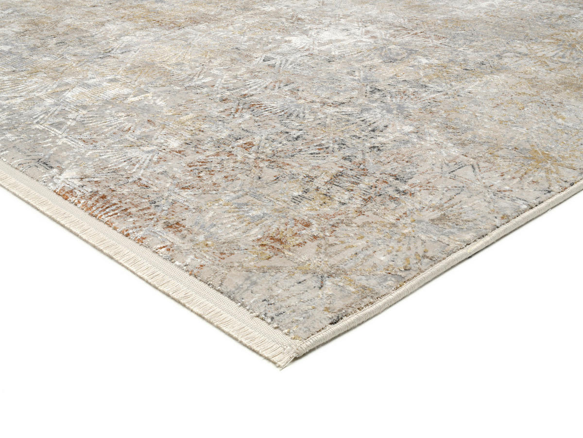 WEBTEPPICH 140/200 cm AMBER Braun, Grau, Beige  - Beige/Braun, Design, Textil (140/200cm) - Musterring