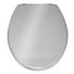 WC-SITZ Silberfarben - Silberfarben, Basics (38/5,5/46cm) WC-SITZ Silberfarben - Silberfarben, Basics (38/5,5/46cm)