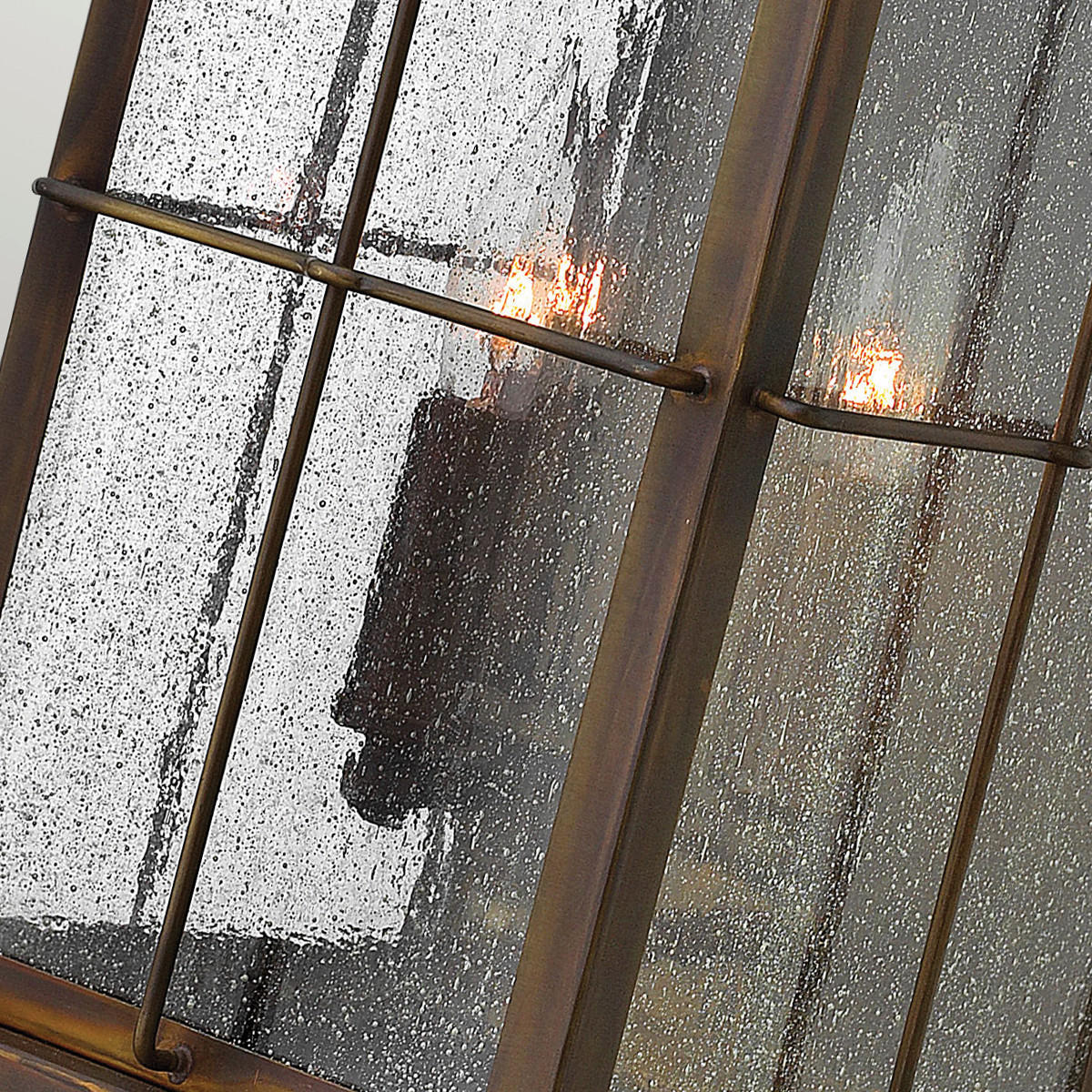 AUßENWANDLEUCHTE   - Rotbraun, KONVENTIONELL, Glas/Metall (20.3/53.3/26cm) - Elstead Lighting