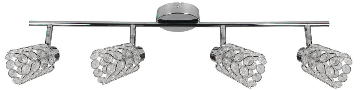 SPOTLIGHT York 74/8/17 cm   - kromfärg/transparent, Klassisk, metall/glas (74/8/17cm)