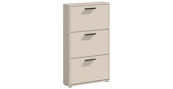 SCHUHKIPPER - Kaschmir/Schwarz, Design, Holzwerkstoff/Kunststoff (59/103/17cm) - Carryhome