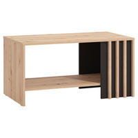 KONFERENČNÍ STOLEK, černá, dub artisan, kompozitní dřevo, 90/49,5/45 cm - černá/dub artisan, Basics, kompozitní dřevo (90/49,5/45cm) - Hom`in