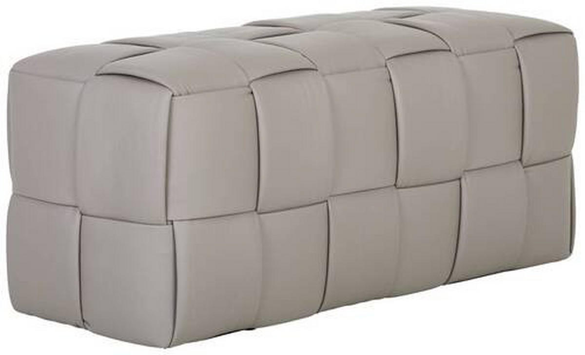 BÄNK i textil taupe  - taupe, Trend, textil (102/42/42cm) - Xora