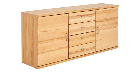 SIDEBOARD 171/74/40,4 cm - Silberfarben/Buchefarben, KONVENTIONELL, Holz/Holzwerkstoff (171/74/40,4cm) - Cantus