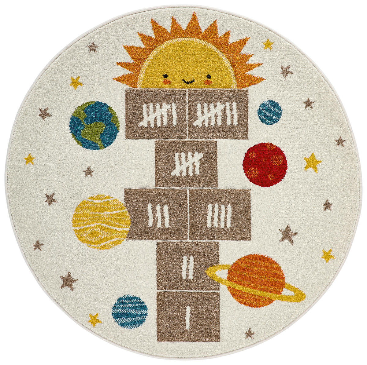 KINDERTEPPICH 120 cm  - Multicolor/Creme, Trend, Textil (120cm) - Ben'n'jen